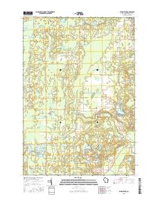 Athelstane 2015 topographic map thumbnail