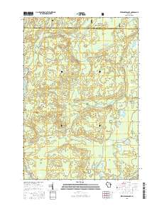 Fredenberg Lake 2015 topographic map thumbnail