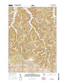 Blue Mounds 2016 topographic map thumbnail