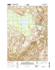 Elkhart Lake 2015 topographic map thumbnail