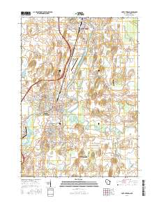 Fort Atkinson 2016 topographic map thumbnail