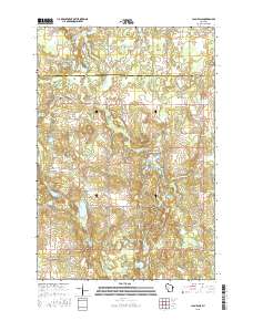 Clam Falls 2015 topographic map thumbnail