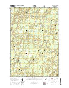 Clam Lake SE 2015 topographic map thumbnail