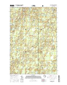 Clam Lake SW 2015 topographic map thumbnail