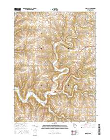 Dickeyville 2016 topographic map thumbnail