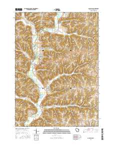 Gays Mills 2016 topographic map thumbnail