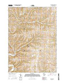 Ellenboro 2016 topographic map thumbnail