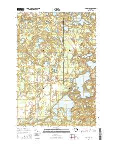 Ellison Lake 2015 topographic map thumbnail
