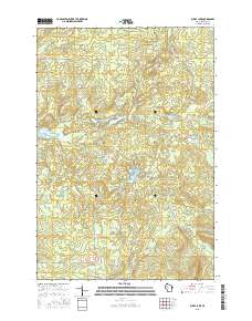 Bucks Lake 2015 topographic map thumbnail