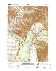 Galesville 2015 topographic map thumbnail
