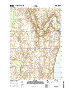 Kewaunee 2015 topographic map thumbnail