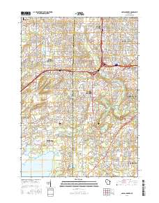 Hales Corners 2016 topographic map thumbnail