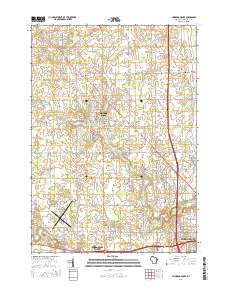 Howards Grove 2016 topographic map thumbnail
