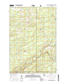 Jump River Fire Tower NW 2015 topographic map thumbnail