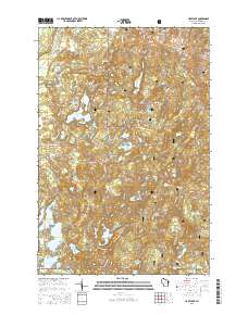 Hart Lake 2015 topographic map thumbnail