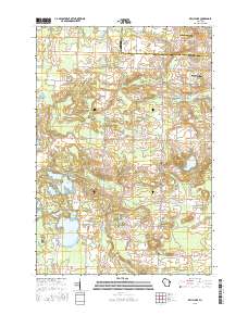 Kelly Lake 2015 topographic map thumbnail