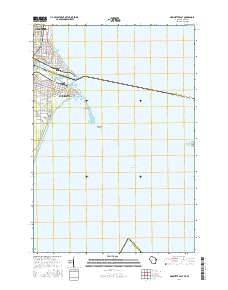 Marinette East 2016 topographic map thumbnail