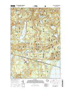 Land O' Lakes 2015 topographic map thumbnail