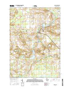 Manawa 2016 topographic map thumbnail