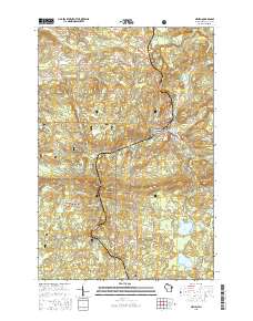 Mellen 2015 topographic map thumbnail