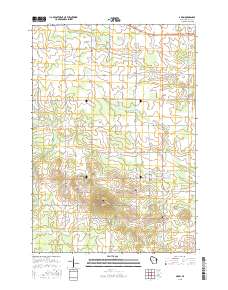 Arpin 2015 topographic map thumbnail