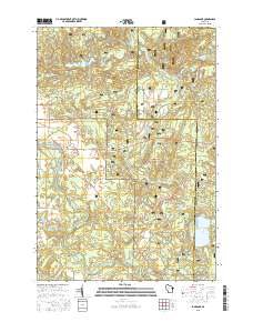 Langlade 2015 topographic map thumbnail