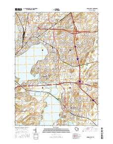 Madison East 2016 topographic map thumbnail