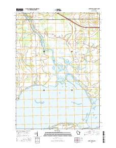 Lake Poygan 2016 topographic map thumbnail