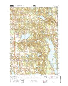 Luck 2015 topographic map thumbnail
