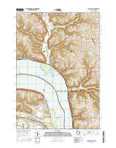 Maiden Rock 2015 topographic map thumbnail
