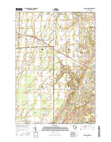 Oneida North 2016 topographic map thumbnail