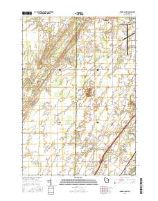Oneida South 2016 topographic map thumbnail