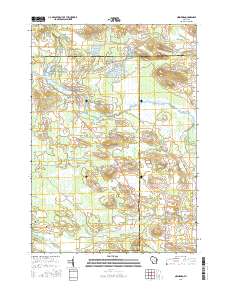 Neshkoro 2016 topographic map thumbnail