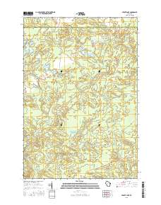 Perote Lake 2015 topographic map thumbnail