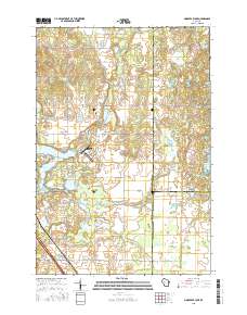 Moose Ear Lake 2015 topographic map thumbnail
