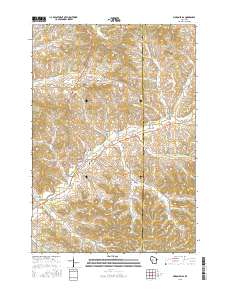 Pigeon Falls 2015 topographic map thumbnail