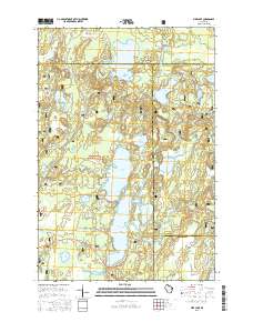 Pike Lake 2015 topographic map thumbnail