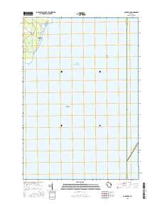 Oconto SE 2015 topographic map thumbnail