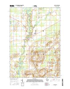 Shiocton 2016 topographic map thumbnail