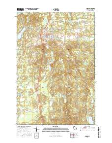 Minong 2015 topographic map thumbnail