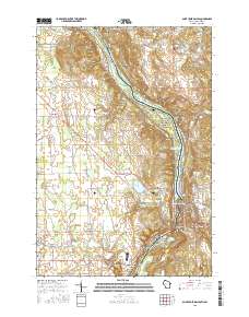 Saint Croix Dalles 2015 topographic map thumbnail