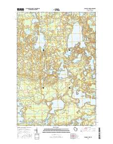 Papoose Lake 2015 topographic map thumbnail