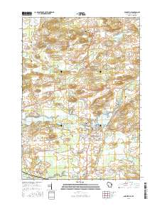 Pardeeville 2016 topographic map thumbnail