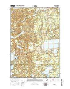 Sayner 2015 topographic map thumbnail