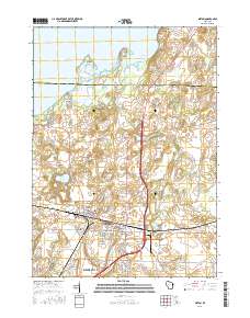 Milton 2016 topographic map thumbnail