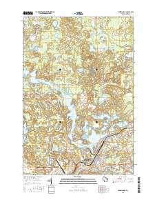 Rhinelander 2015 topographic map thumbnail