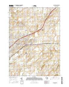 Sun Prairie 2016 topographic map thumbnail