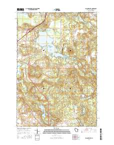 Spooner Lake 2015 topographic map thumbnail