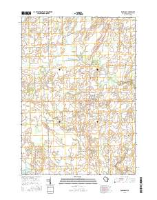 Rosendale 2015 topographic map thumbnail