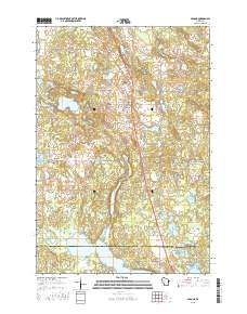 Sarona 2015 topographic map thumbnail